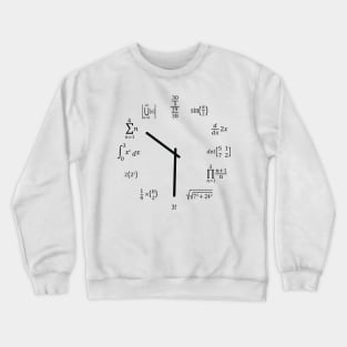 Math Clock Crewneck Sweatshirt